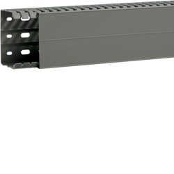 Hager BA7A60080, slottet panel trunking BA7A 60x80, grey, 4012740878319