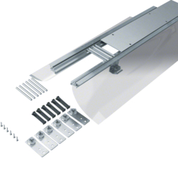 Hager BKF150145, floor duct w. foil 150 145-190 dry care, 4012740878319