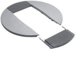 Hager DAC2807035, rosette, light grey, 4012740878319