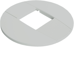 Hager DAC457035, rosette, light grey, 4012740878319