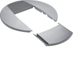 Hager DAC807035, rosette, light grey, 4012740878319