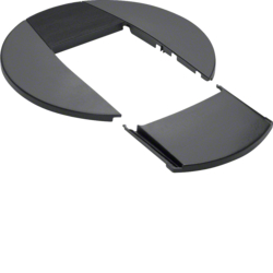 Hager DAC809011, rosette, graphite black, 4012740878319