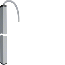 Hager DAF2802000ELN, DA200 d with hose 2000 mm, anod., 4012740878319