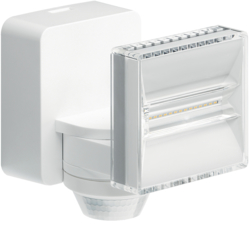 Hager EE632, LED floodlight 1200 lm m. detector,white, 3250612256020