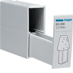 Hager EG006, Range module for 3 keys, 3250612270064