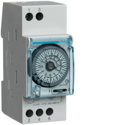 Hager EH211, Daily time switch with clock hand RES 2M, 3250612282111