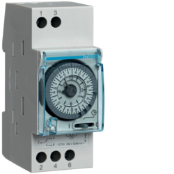 Hager EH271, Weekly time switch with reserve 2M, 3250612282715