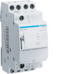 Hager EPE540, Latching relay 4NO 230V, 3250612364930
