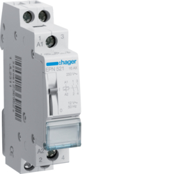 Hager EPN521, Latching relay 2NO 12V, 3250612369522