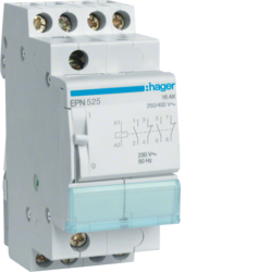 Hager EPN525, Latching relay 2NC+2NO 230V, 3250612369485