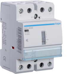 Hager ERD263S, Humfree Override Contactor 63A, 2NO, 24V, 3250612400348