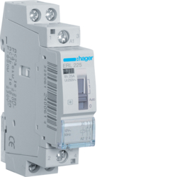 Hager ERL225, Override Contactor 25A, 2NO, 12V, 3250612400614