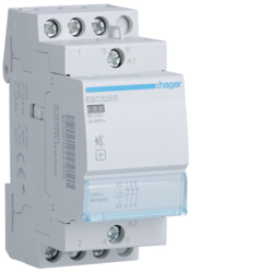 Hager ESC326S, Humfree Contactor 25A, 3NC, 230V, 3250612401956