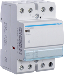Hager ESC363S, Humfree Contactor 63A, 3NO, 230V, 3250612400386