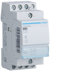 Hager ESD326S, Humfree Contactor 25A, 3NC, 24V, 3250612401970