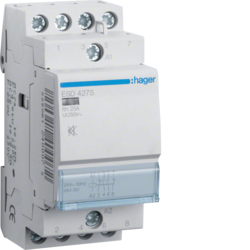 Hager ESD427S, Humfree Contactor 25A, 2NO+2NC, 24V, 3250612400072