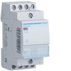 Hager ESD428, Contactor 25A, 3NO+1NC, 24V, 3250612401017