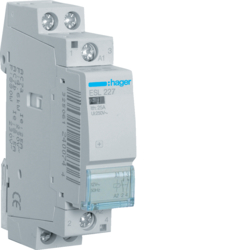 Hager ESL227, Contactor 25A, 1NO+1NC, 12V, 3250612400744
