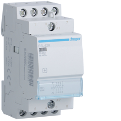 Hager ESL428, Contactor 25A, 3NO+1NC, 12V, 3250612401024