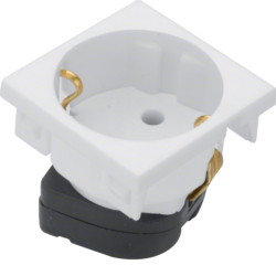 Hager ESR1209010, socket outlet 1-g Rastec 20? pure white, 4012740878319