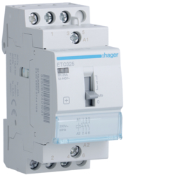 Hager ETC325, Night & Day Contactor 25A, 3NO, 230V, 3250612401031