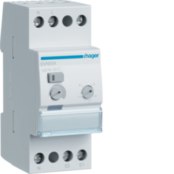 Hager EVN004, LED/CFL Enhanced Din-rail dimmer 500W, 3250617573979