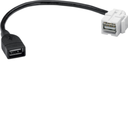 Hager GMKUSB2A, Keystone insert USB2 Type A, 4012740878319
