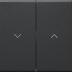 Hager GW2AB9011, Rocker 2-gang Jalousie switch, gb, 4012740878319