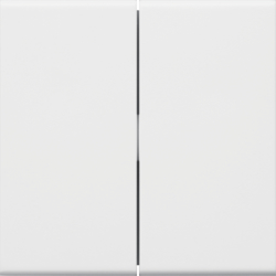 Hager GW2B9010, Rocker 2-gang Switch/Button, pw, 4012740878319