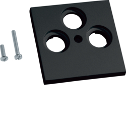 Hager GZSAT3A9011, Central plate 55 TV/SAT 3-gang, gb, 4012740878319