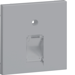 Hager GZUAE1ALAN, Central plate 55 UAE 1-gang, alu, 4012740878319