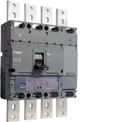 Hager HEE971H, MCCB h1000 4P 70kA 1000A LSI, 3250613349806