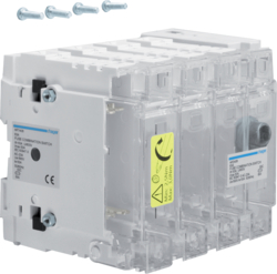 Hager HFD406, Fuse comb. switch  4P - 63 A / T000, 3250613130312