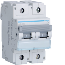 Hager HLE280S, MCB 2P 10kA B-80A 3M, 3250613230760