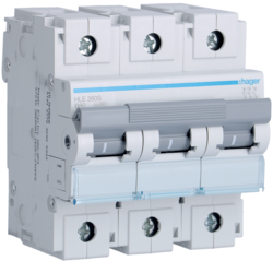 Hager HLE380S, MCB 3P 10kA B-80A 4.5M, 3250613230791