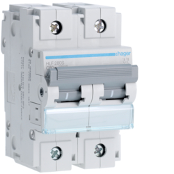 Hager HLF280S, MCB 2P 10kA C-80A 3M, 3250613230883