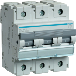 Hager HLF390S, MCB 3P 10kA C-100A 4.5M, 3250613230920