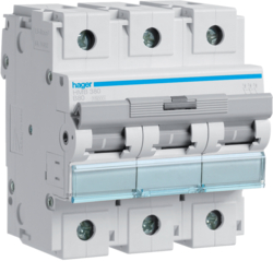 Hager HMB380, MCB 3P 15kA B-80A 4.5M, 3250613230074