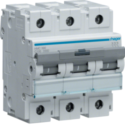 Hager HMC390, MCB 3P 15kA C-100A 4.5M, 3250613230203