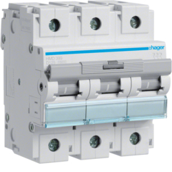 Hager HMD399, MCB 3P 15kA D-125A 4.5M, 3250613230333