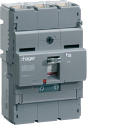 Hager HNB100H, MCCB X250 3P 40kA 100A TM, 3250613347734