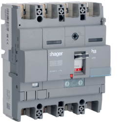 Hager HNB252H, MCCB X250 4P 60% 40kA 250A TM, 3250613347871
