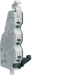 Hager HXA024H, AL contact 1NO+NC 250VAC (x/P160?x/P630), 3250613346423