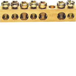 Hager K142, Brass terminal, 49mm, 4x10mm? - 3x16mm?, 4010330712128