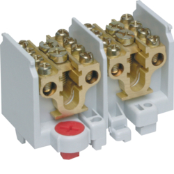 Hager K25A, Main line branch term.2p.1x35mm?/4x25mm?, 3250613780210