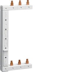 Hager KCL363L, Busbar MCB 3P 2R 125mm left, 3250613730246