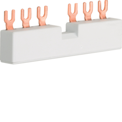 Hager KD302M, Busbar 2 motor starters 3P fork 10mm?, 3250613740429