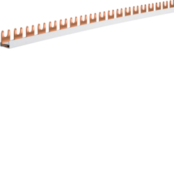 Hager KDN163B, Insulated busbar 1P fork 10mm? 57M, 3250613740948