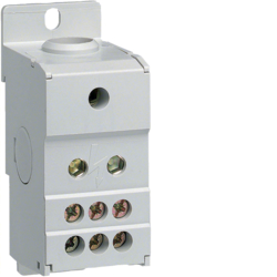 Hager KJ02C, Distribution block, 160A, 1pole, 3250613800116