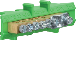 Hager KM06E, Brass terminal, 1x25? 3x10? 2x16?,Earth, 3250613831042